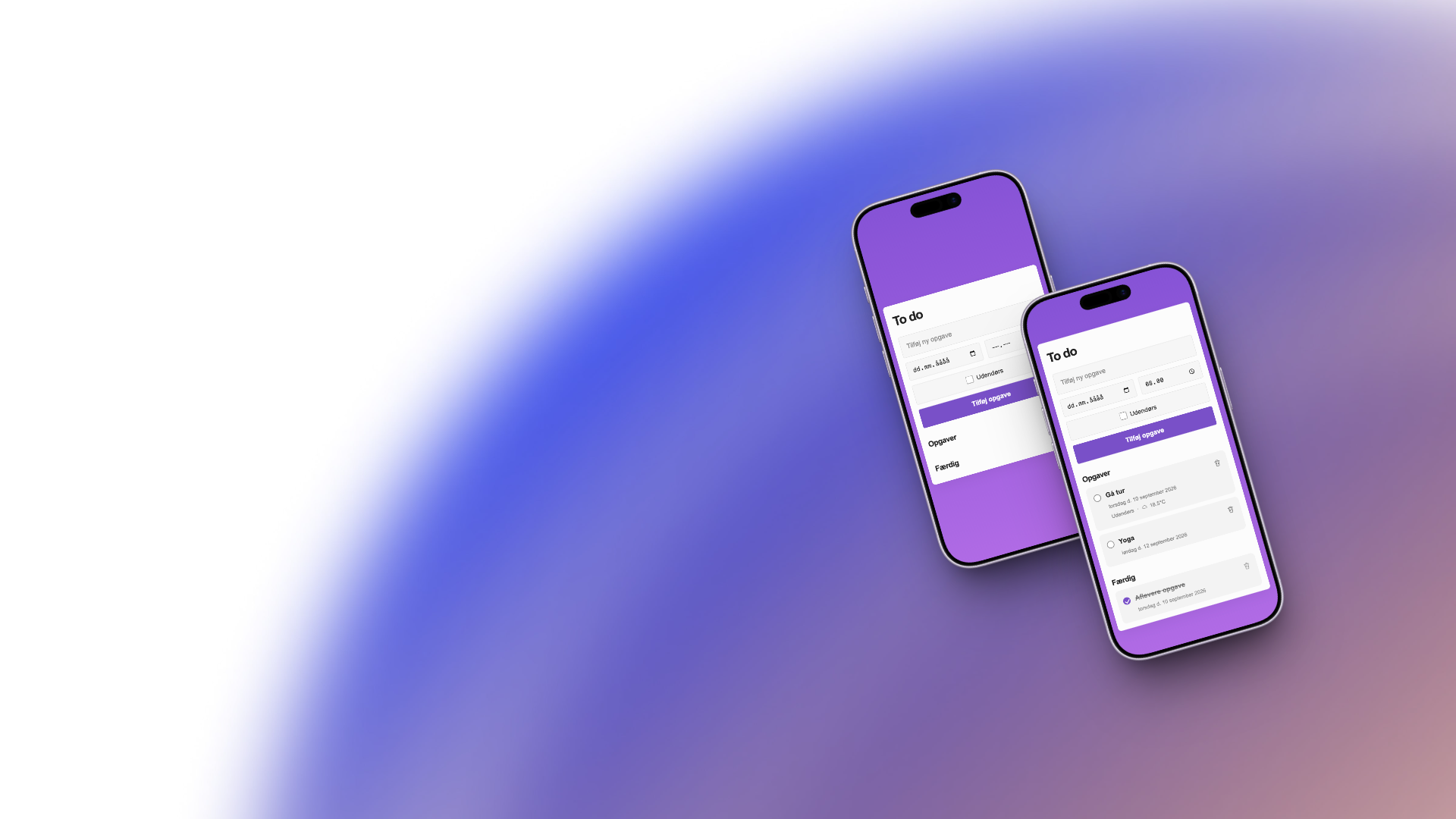 To Do App mockup